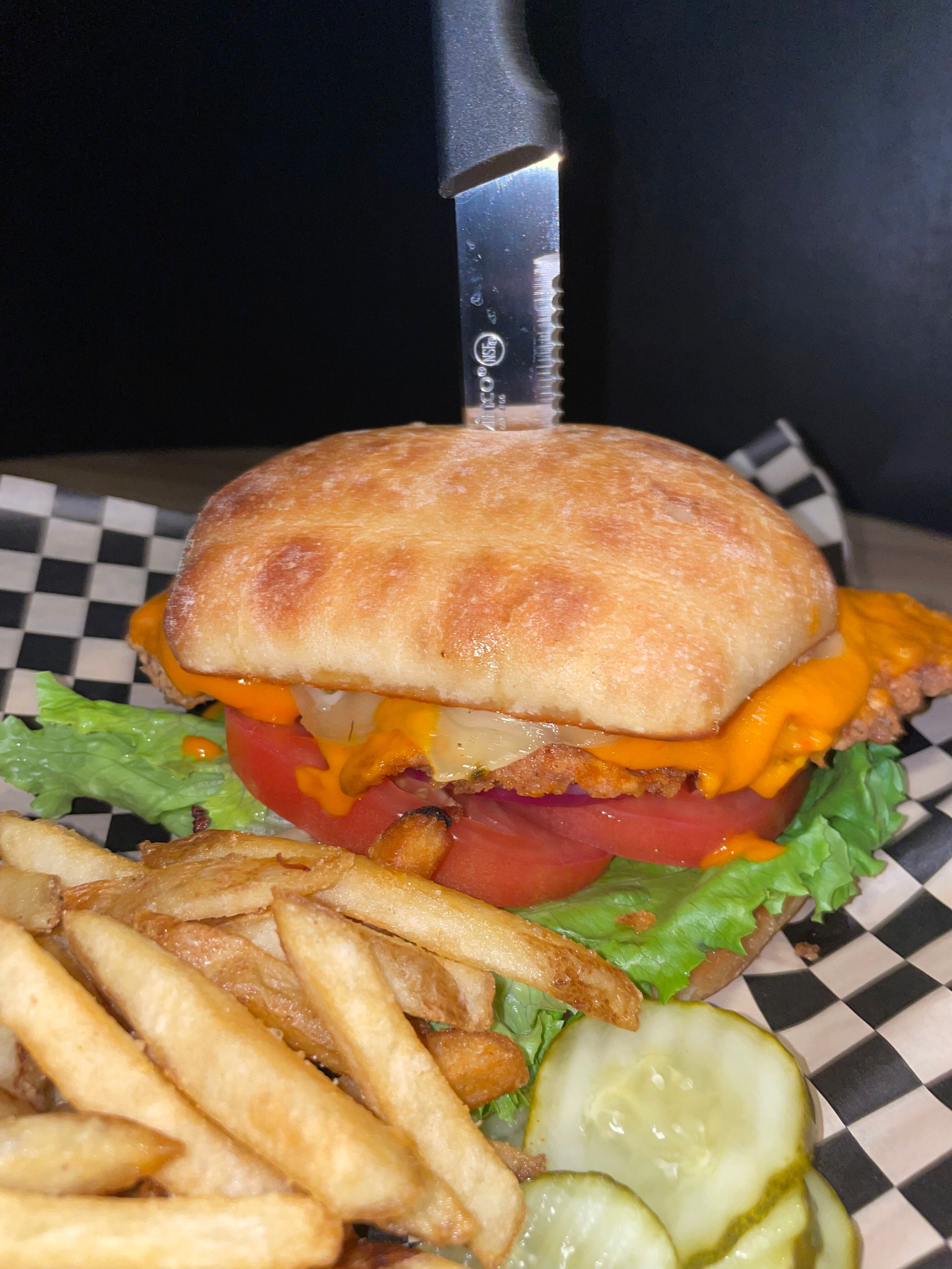 Kickin' Chicken Burger