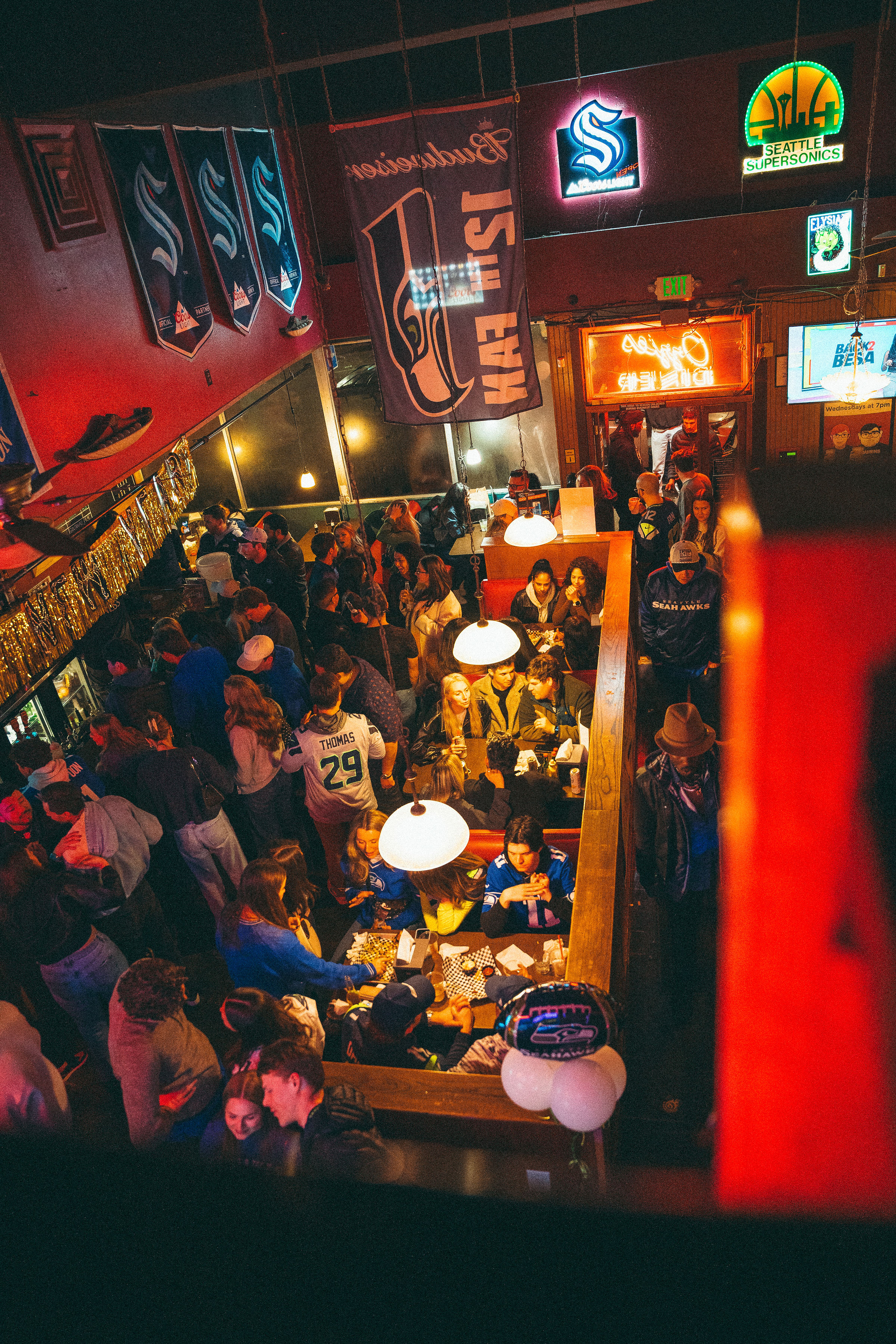 Sports bar at Ozzie's